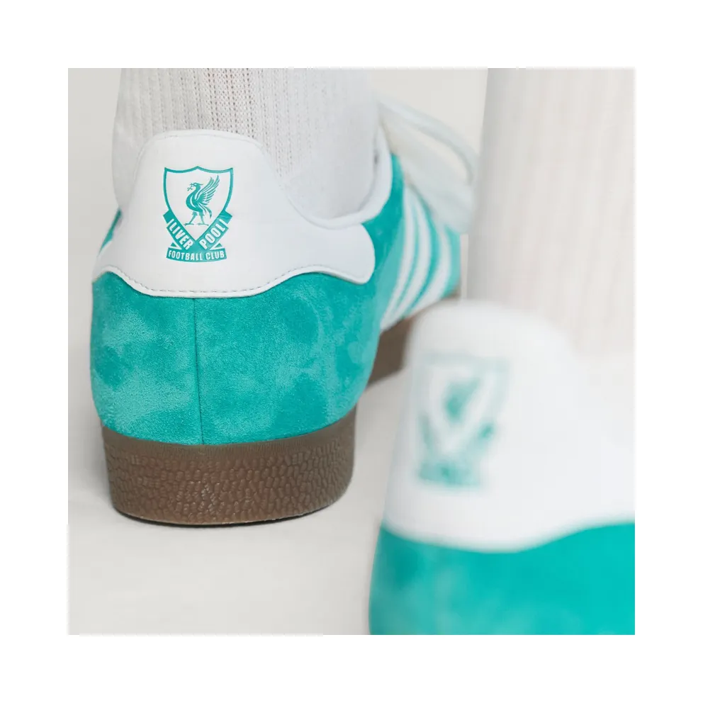 Adidas Gazelle Liverpool FC Sea Green / Cloud White / Gum (JR4159)