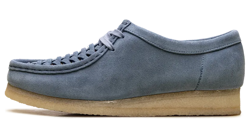 Clarks WALLABEE WEAVE “Powder Blue Suede” (26180614)