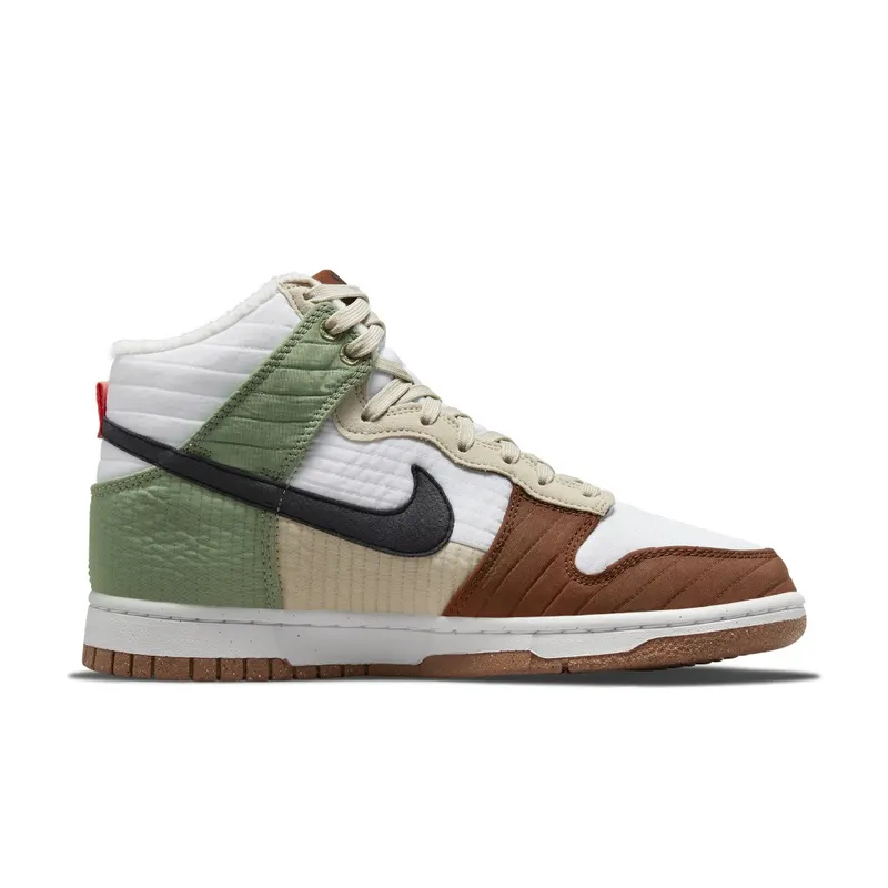 Nike Dunk High Toasty – “Summit White / Black / Oil Green / Rattan” (DN9909-100)