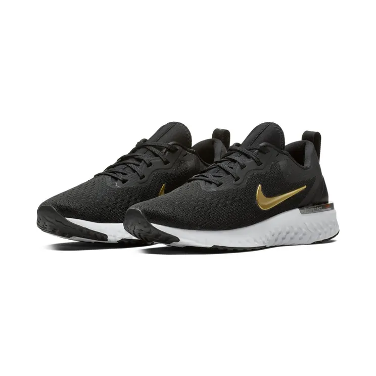 Nike Odyssey React Black Metallic Gold (W) “Black / Vast Grey / Metallic Platinum / Metallic Gold” (AO9820-011)