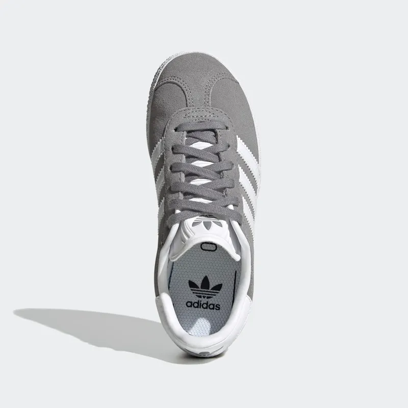 Adidas Gazelle Grey Three / Cloud White / Gold Metallic (FW0714)