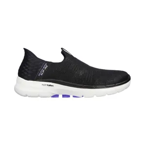 Skechers Slip-ins: GO Walk 6 Fabulous View “Black / Lavendel (124569 Bklv)” (124569BKLV)