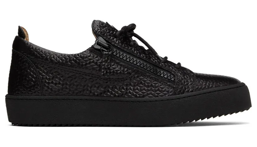 Giuseppe Zanotti Black Leather Sneakers (RU20011-92942)