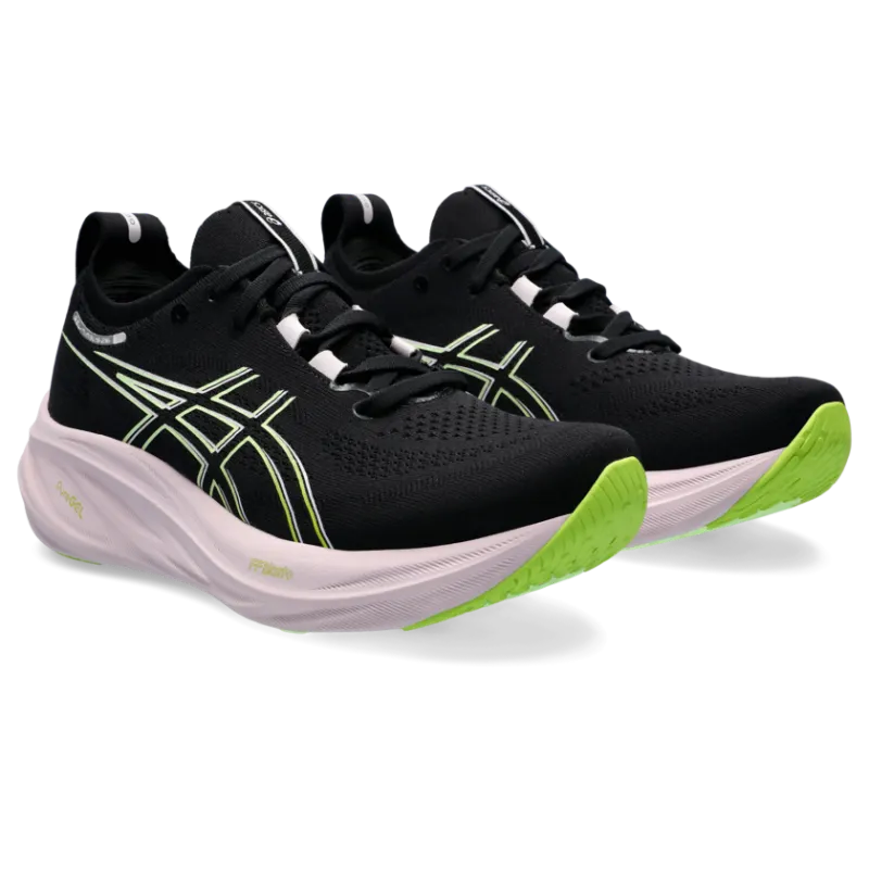 Asics Gel-nimbus 26 Black/Neon Lime (1012B601.004)