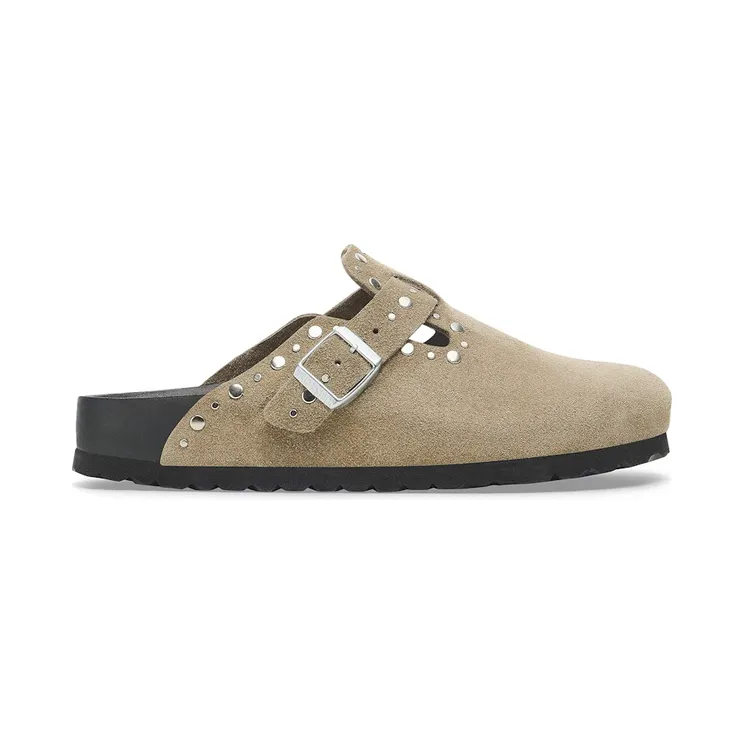 Birkenstock Boston Rivets Suede Taupe (1027864)
