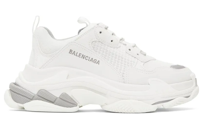 Balenciaga Triple S White Silver (536737W2FS41200)