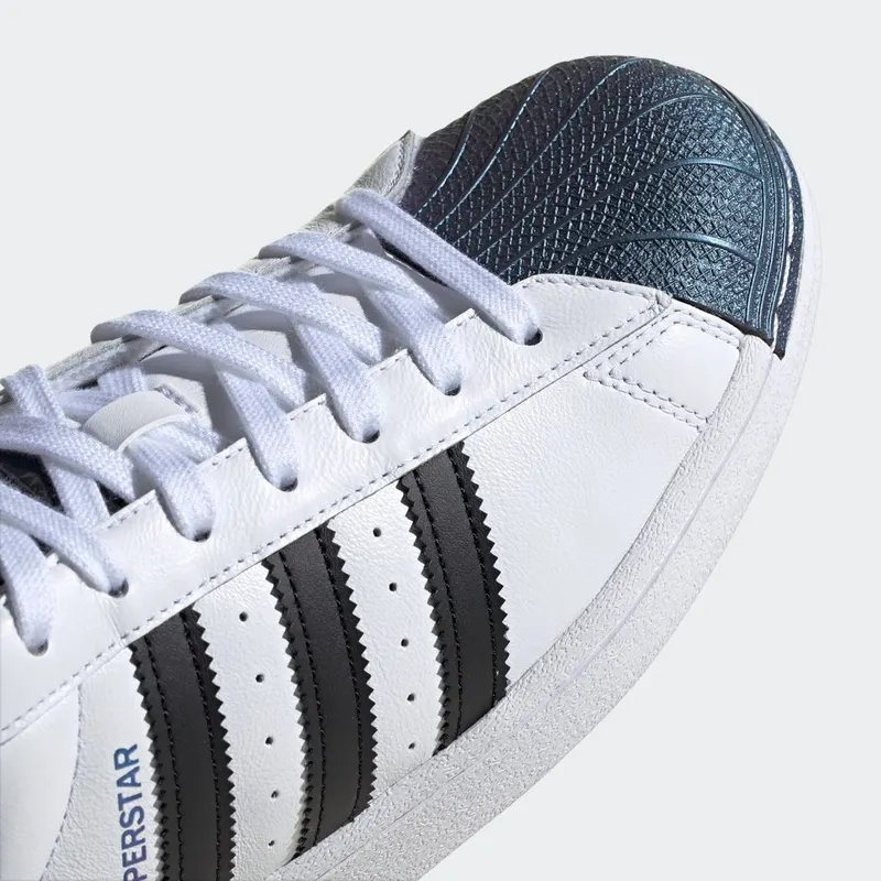 Adidas Superstar White Black Blue (FW6387)