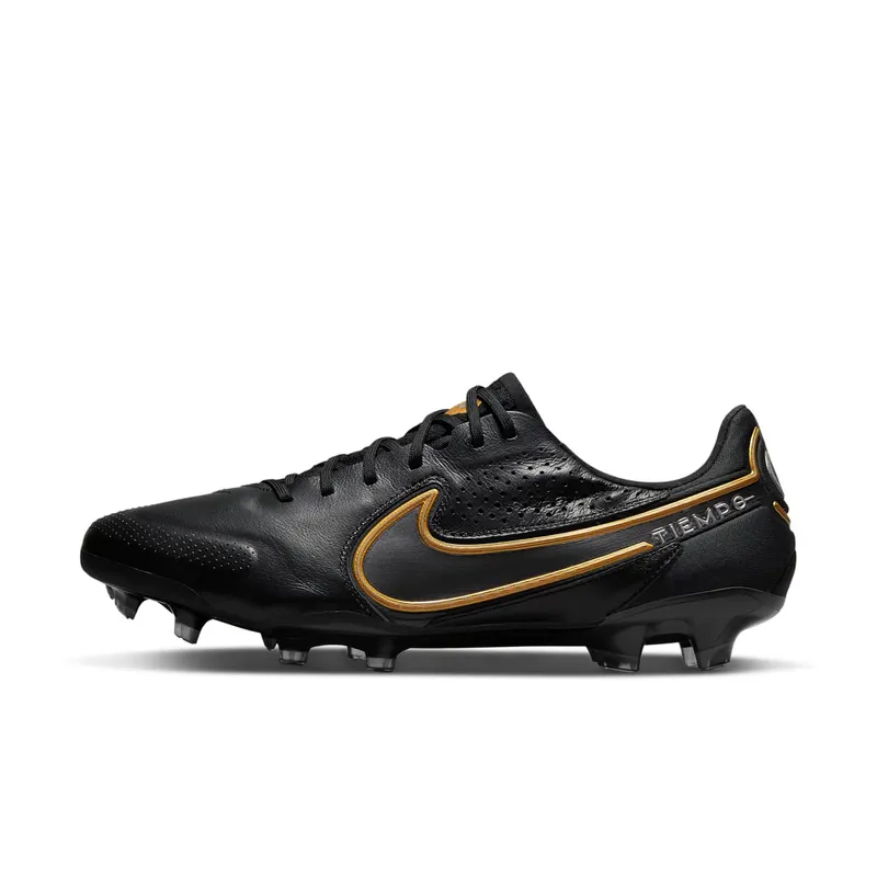 Nike Tiempo Legend 9 Elite FG Black Metallic Gold (CZ8482-007)