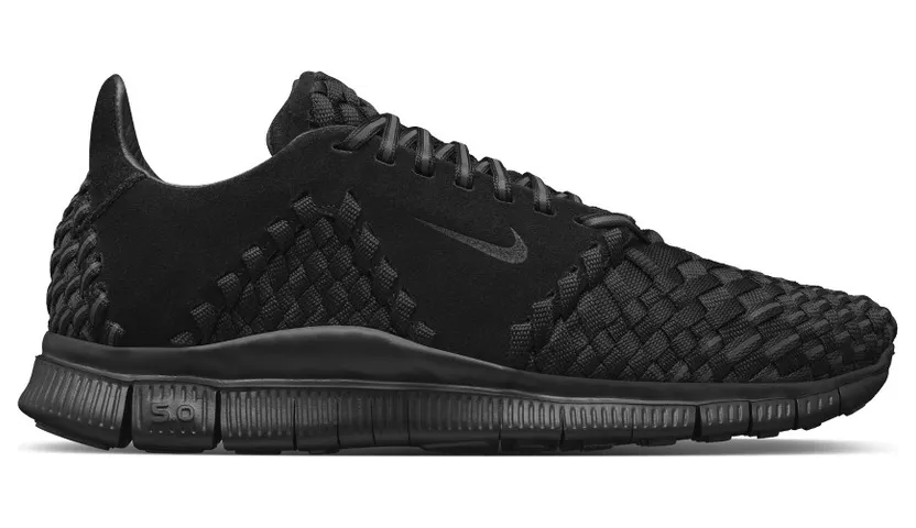 Nike Free Inneva Woven 2 Triple Black Suede