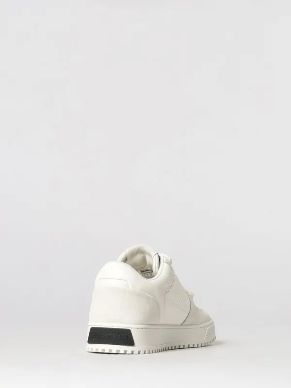 Emporio armani Mesh and Suede Sneakers White (EM004838AF24321M0360) (2)