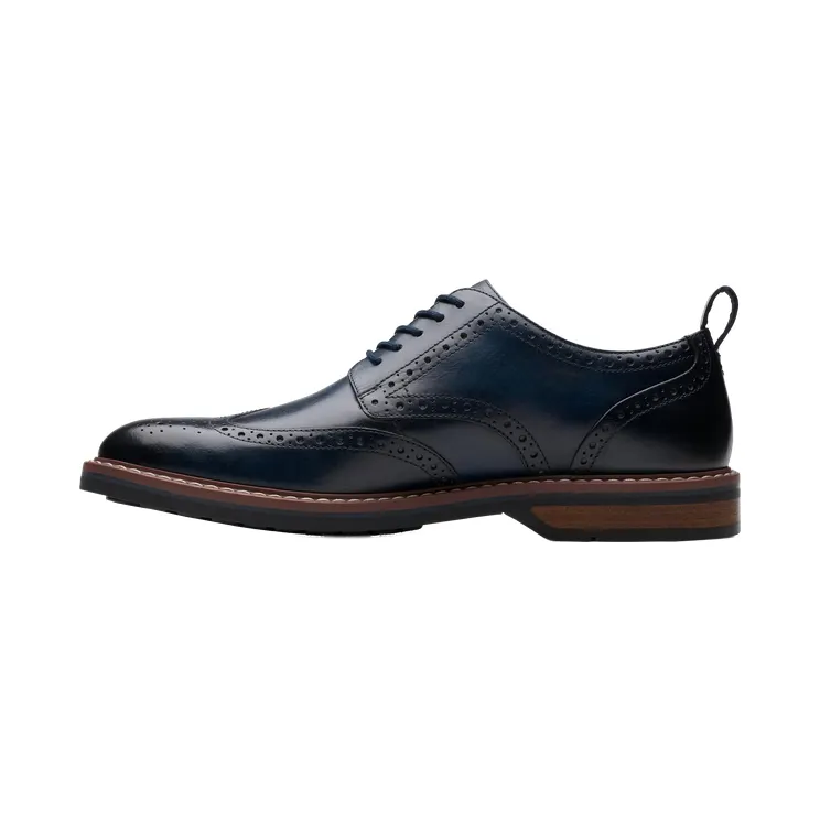 Clarks Aldwin Limit “Navy Leather” (26178471)