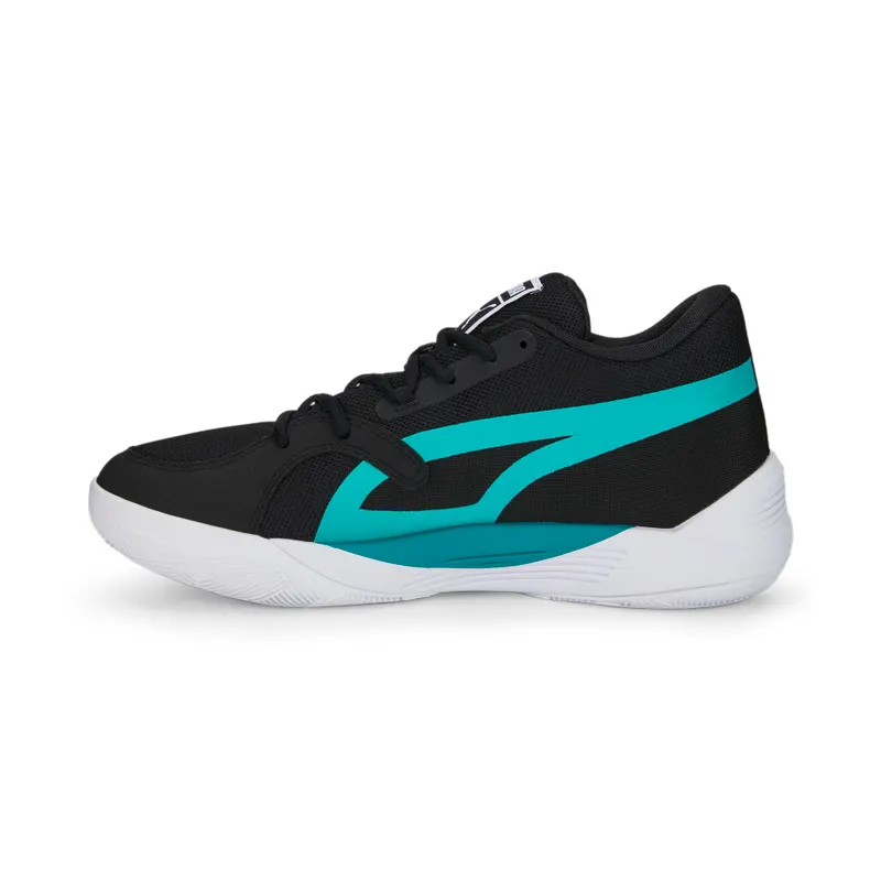 Men’s PUMA Trc Blaze Court Black/Deep Aqua (376582-16)