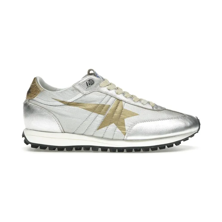 Golden Goose Marathon Silver Gold Star (GWF00683.F005490.70138)
