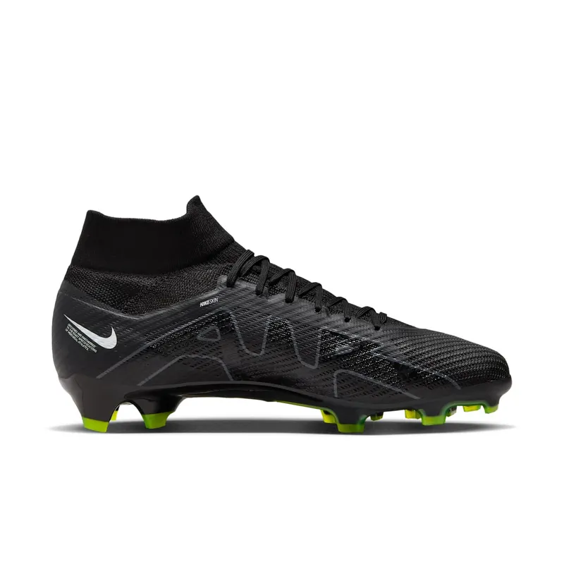 Nike Zoom Mercurial Superfly 9 Pro FG Black Dark Smoke Grey (DJ5598-001)