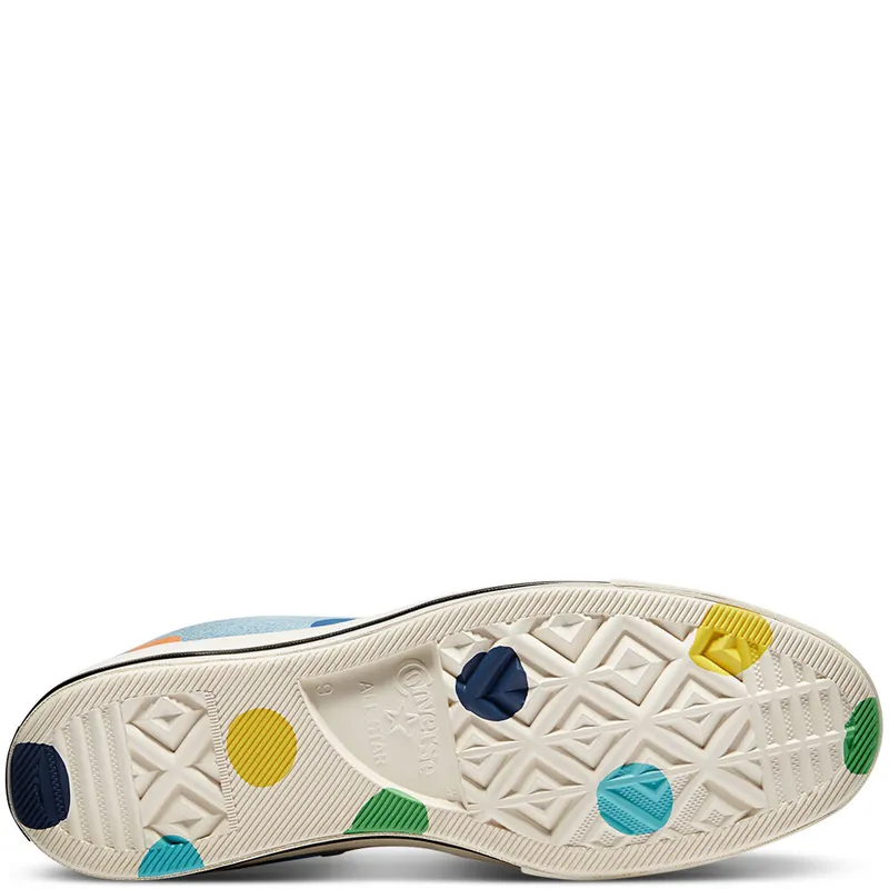 Converse Chuck Taylor All-Star 70s Hi Golf Wang Denim Polka Dots Blue/Egret-Black (170011C)