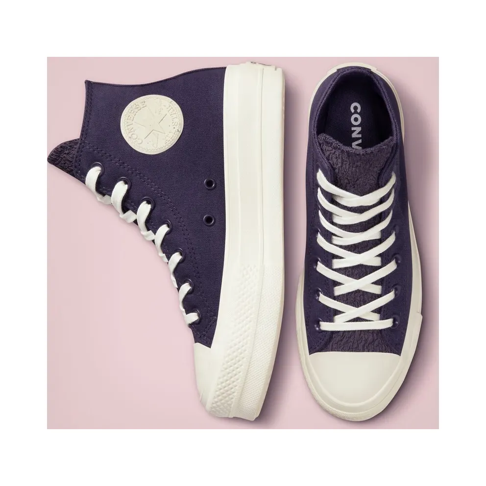 Converse Chuck Taylor All Star Lift Platform Jacquard Camo Dark Raisin/dark Raisin/egret (A00887C)