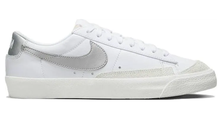 Nike Blazer Low 77 White Metallic Silver (DC4769-113)