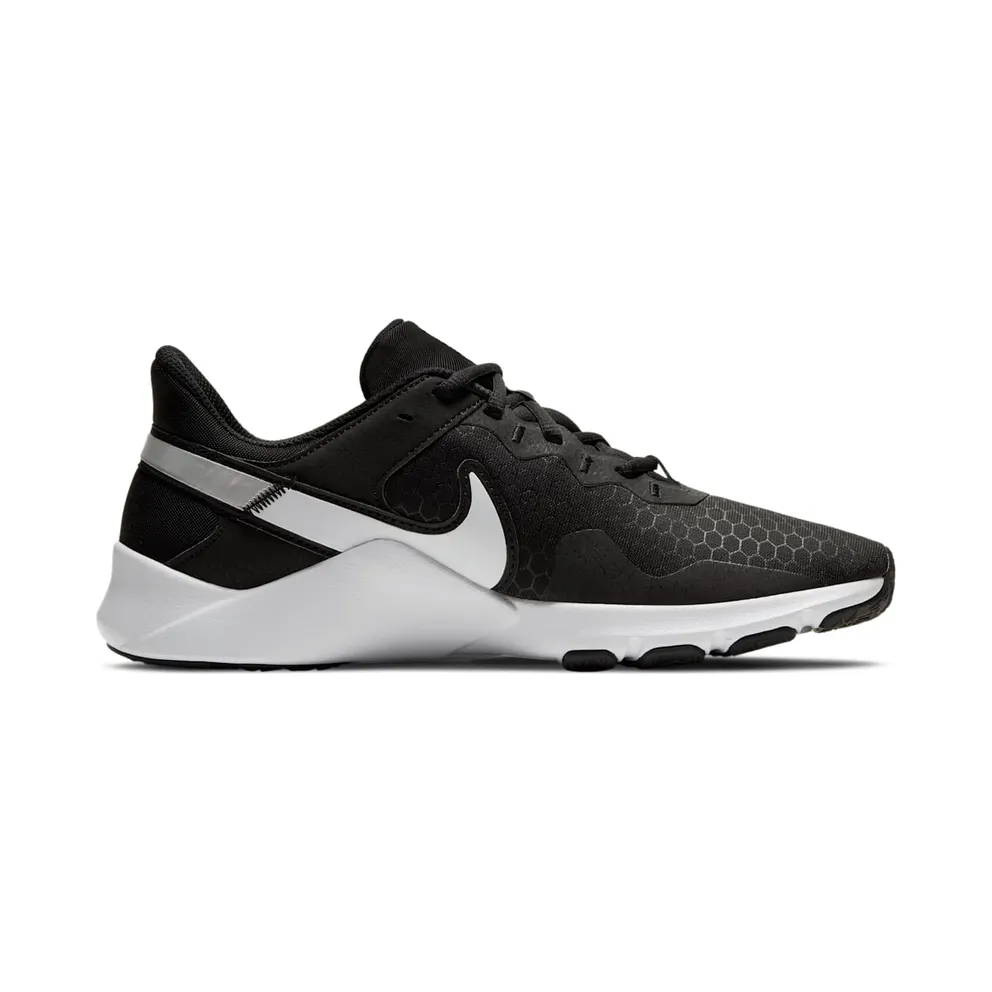Nike Legend Essential 2 Black White Black/Metallic Silver/White (CQ9356-001)