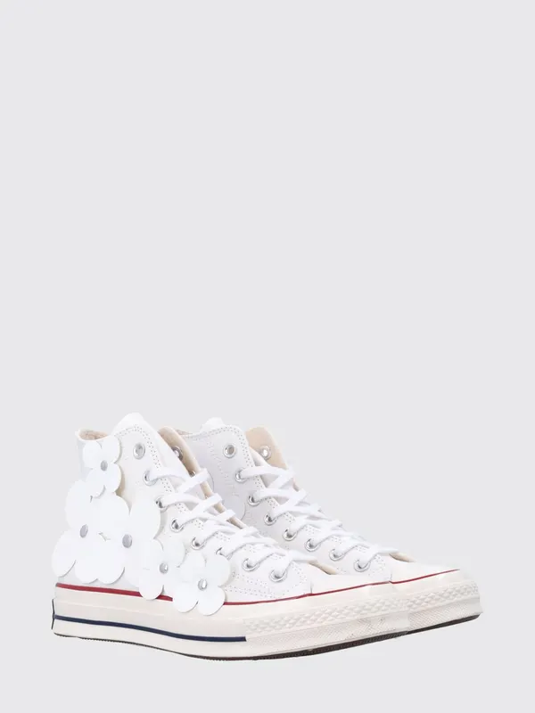 Converse Chuck 70 3-D Flourish Canvas with Applied Flowers White (A20663CWF)