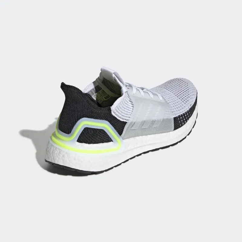 adidas Ultra Boost 19 White Black Volt White/Black/Volt (EF1344)