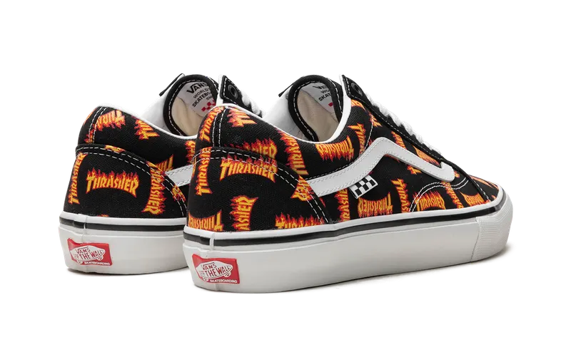 Vans Old Skool “Thrasher All Over Flame Logo” (VN0005W0BML)