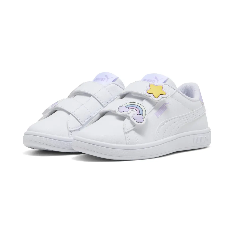 Puma Smash 3.0 Badges “Puma White / Light Lavender” (397286_10)
