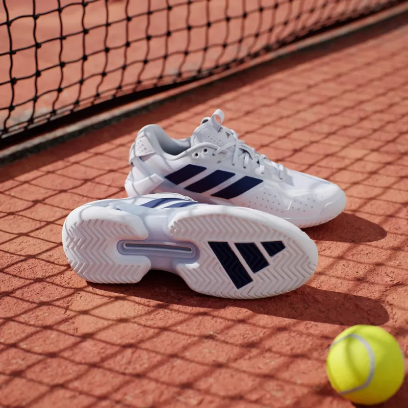 Adidas adizero Ubersonic 5 Tennis Cloud White / Dark Blue / Crystal Sky (JR1757)