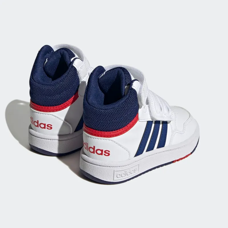 Adidas Hoops Mid Cloud White / Victory Blue / Better Scarlet (GZ9650)