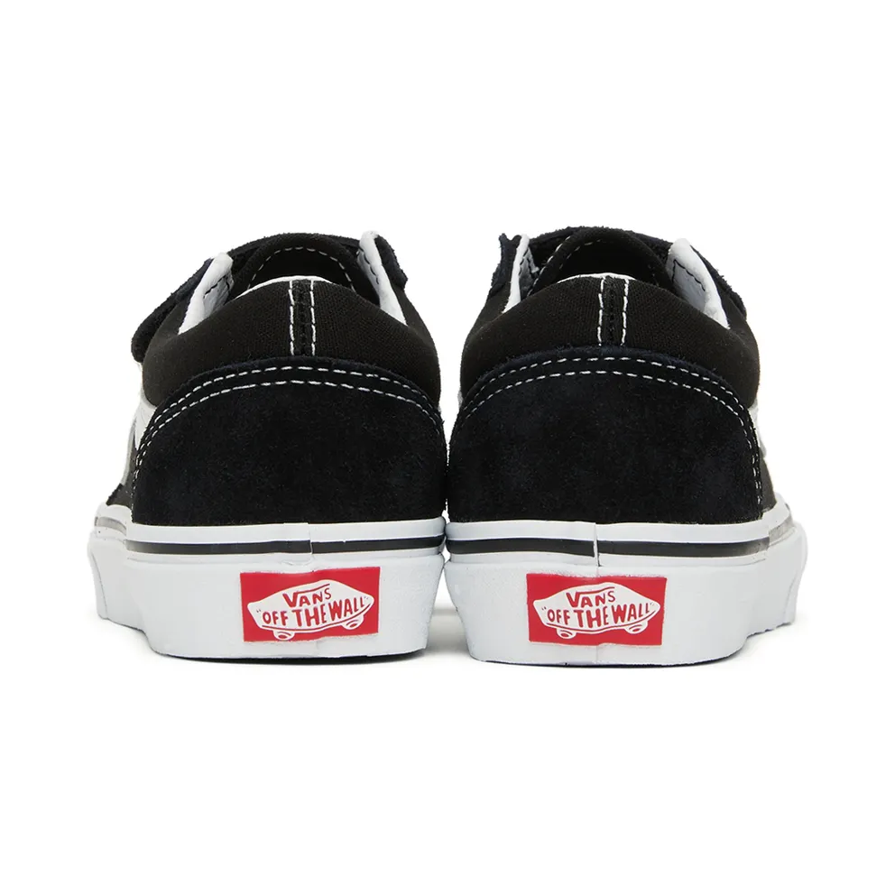 Vans Kids Black Old Skool V Little Kids (VN000VHE6BT1)