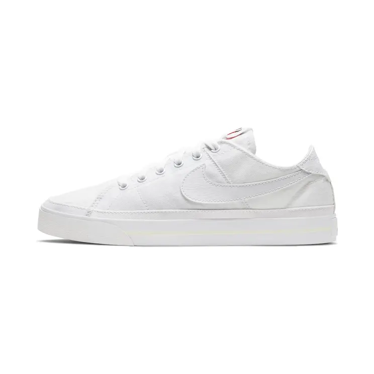Nike Court Legacy Canvas “White / Summit White” (CZ0294-100)