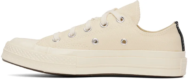 Comme des Garçons Play Off-White Converse Edition Half Heart Chuck 70 Low (K111)