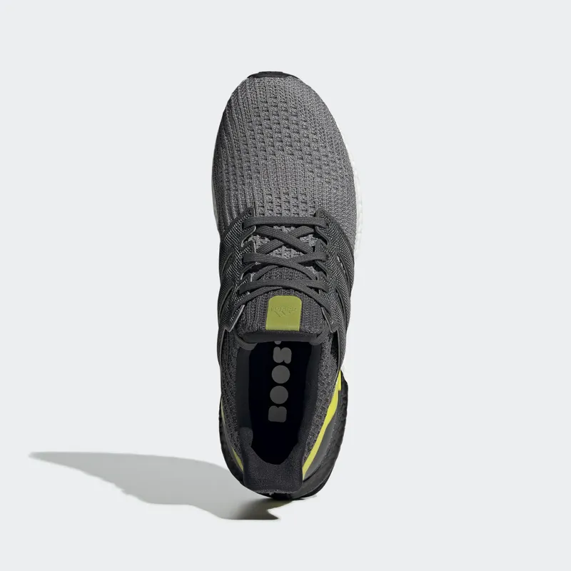 adidas Ultra Boost 4.0 Grey Black Yellow Grey Three/Grey Six/Core Black (G54003)