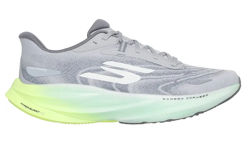 Skechers Aero Spark Sneaker Grijs/Limoen