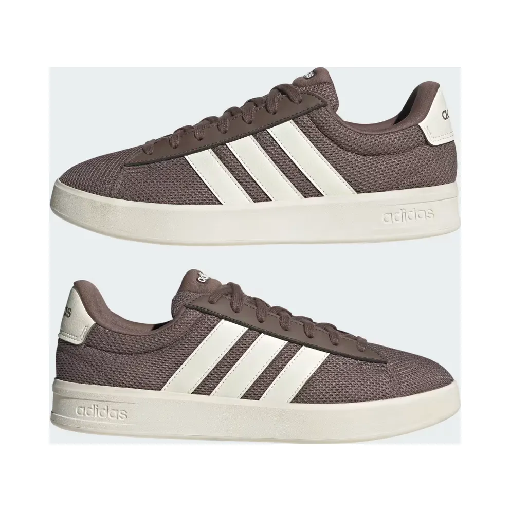 adidas Grand Court 3.0 “Earth Strata / Off White / Pure Ruby” (JQ7302)