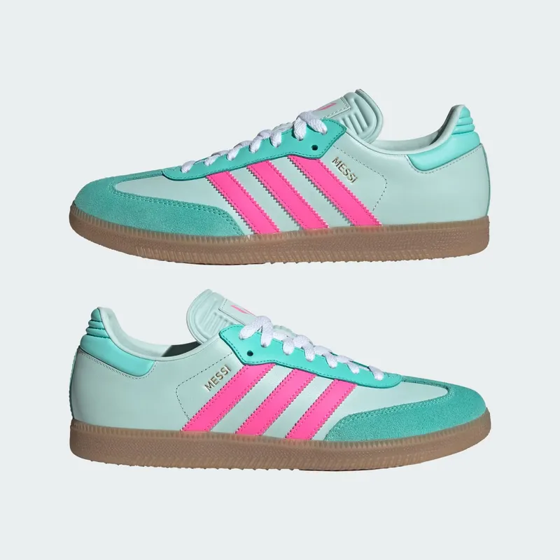 Adidas Samba Messi Halo Mint / Lucid Pink / Gum (KI8505)