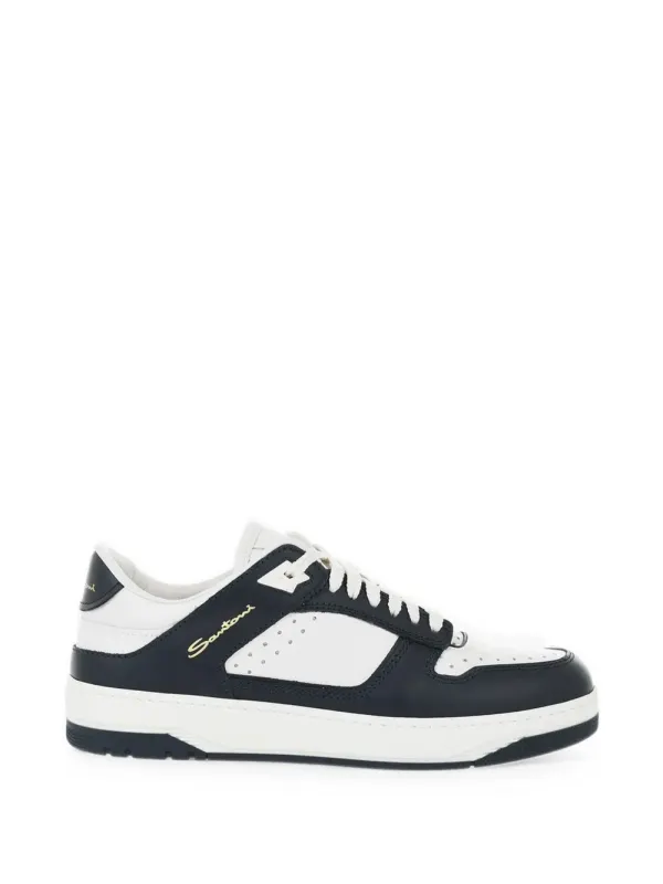 Santoni Air with geperforeerde vlakken – White (MBSA22247BBLGDU2)