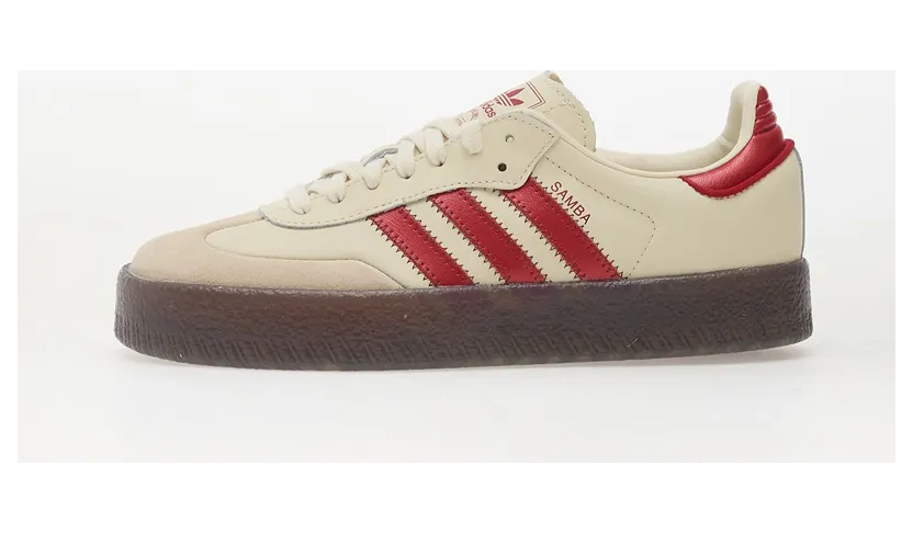 adidas Sambae Cream White Shadow Red