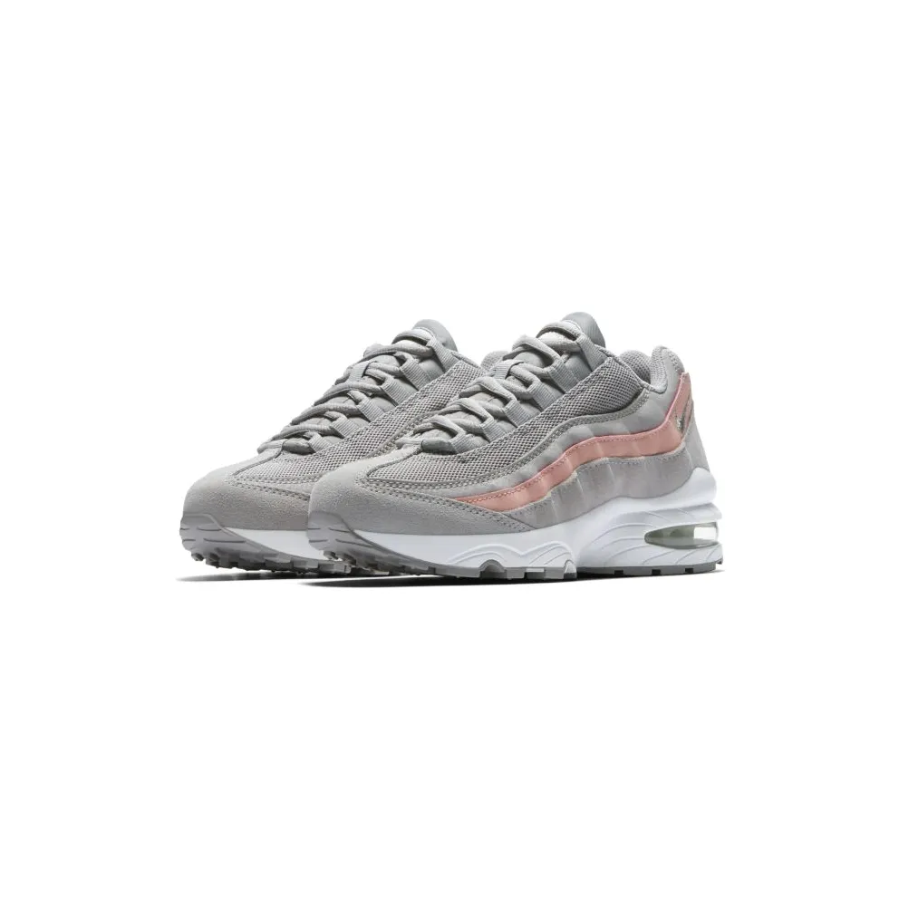 Nike Air Max 95 Atmosphere Grey Bleached Coral (GS) “Atmosphere Grey / Bleached Coral / White” (310830-011)
