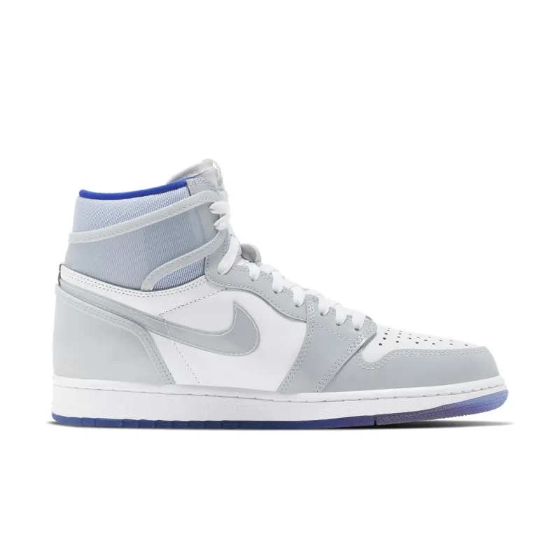 Air Jordan 1 Retro High Zoom White Racer Blue (2020) (CK6637-104)