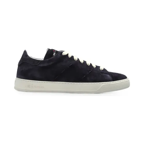 Kiton suede leather “Blue” (USSA421N0151602004)