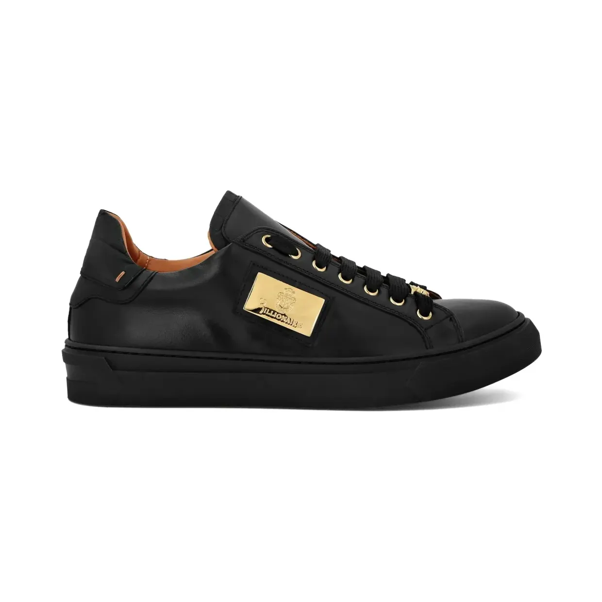 Billionaire Leren met logoplakkaat “Black” (WADSMSC3991BLE029N)