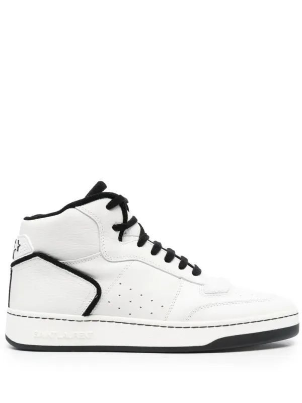 Saint Laurent SL/80 High-Top-Sneakers – Weiß (711250AABV5)