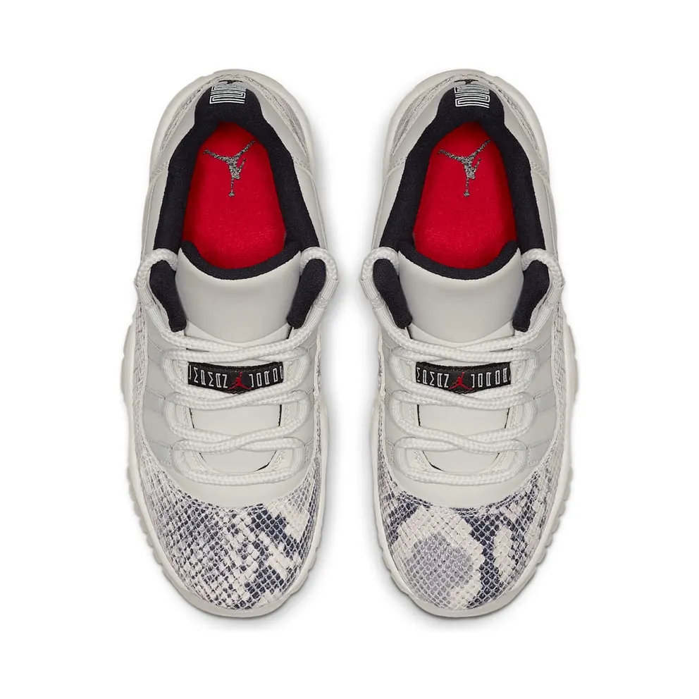 Jordan 11 Retro Low Snake Light Bone (GS) Light Bone/Smoke Grey-White-Black (CD6847-002)