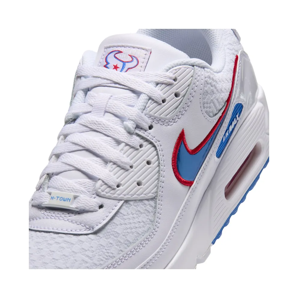 NFL x Nike Air Max 90 – Houston Texans – “White / Italy Blue / White” (IW1135-100)