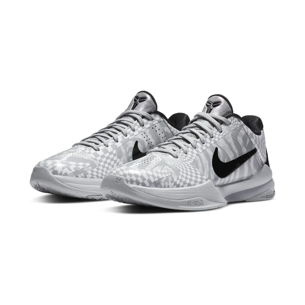 Nike Kobe 5 Protro Zebra PE Wolf Grey/White-Black (CD4991-003)