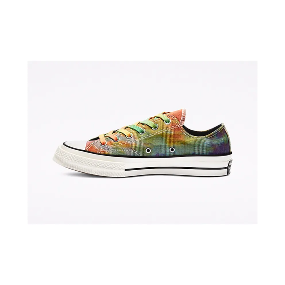 Converse Chuck Taylor All-Star 70s Ox Tie Dye Plaid Sundress/Blue Iris-Sail Blue (168879C)