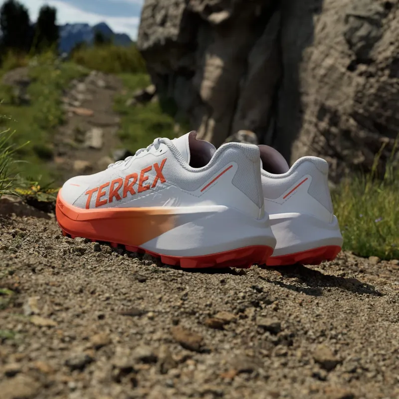 Adidas Terrex Agravic 3 Trail Running Cloud White / Semi Impact Orange / Dash Grey (JI0951)