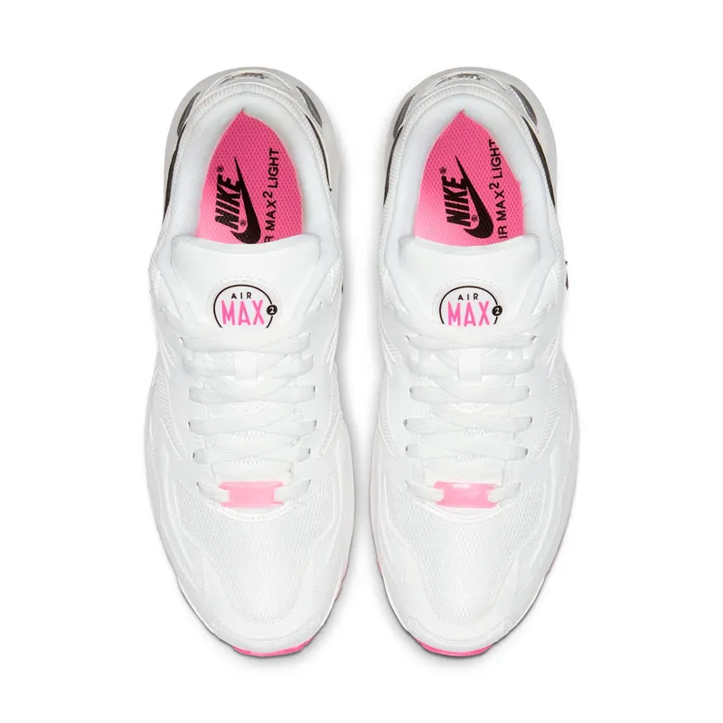 Nike Air Max 2 Light White Black Pink White/Black-Court Purple-Hyper Pink (AO1741-107)