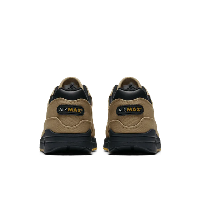 Nike Air Max 1 Air Max 93 Logo Elemental Gold Elemental Gold/Mineral Yellow-Black-White-Anthracite-Ale Brown (875844-700)