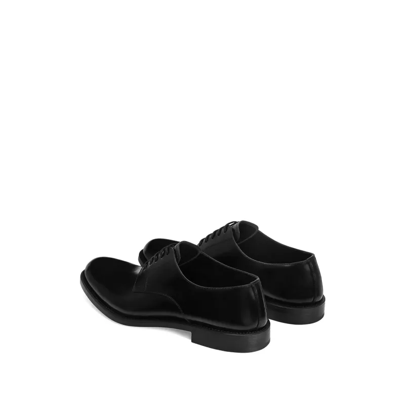 Dolce & Gabbana Brushed Lace-up Derby “Black” (A10879 A1203 80999)